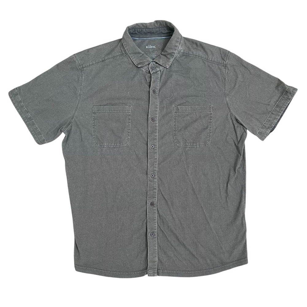Kuhl Men's Wildfibre Organic Cotton Short Sleeve Button Down Shirt